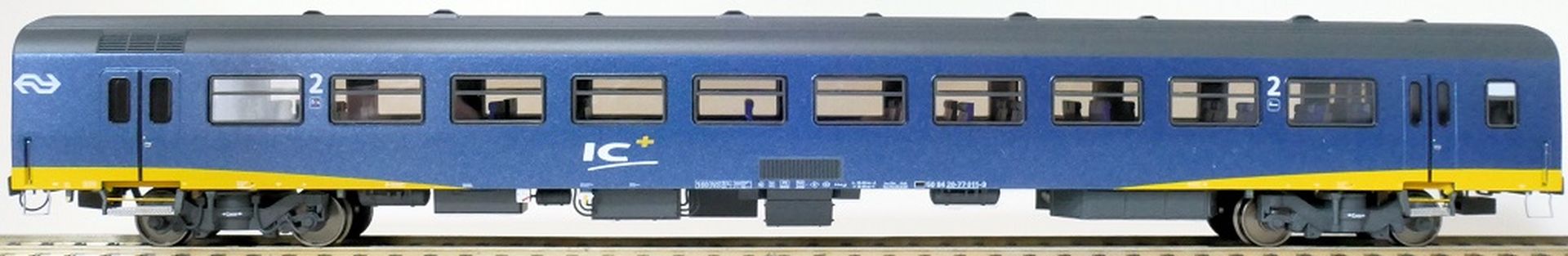 Exact-Train EX11181 - Personenwagen ICR Plus, B, NS, Ep.IV, mit Innenbel. und Figuren