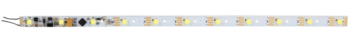 Viessmann 5077 - Waggon-Innenbeleuchtung, 11 LEDs warmweiß, mit Funktionsdecoder
