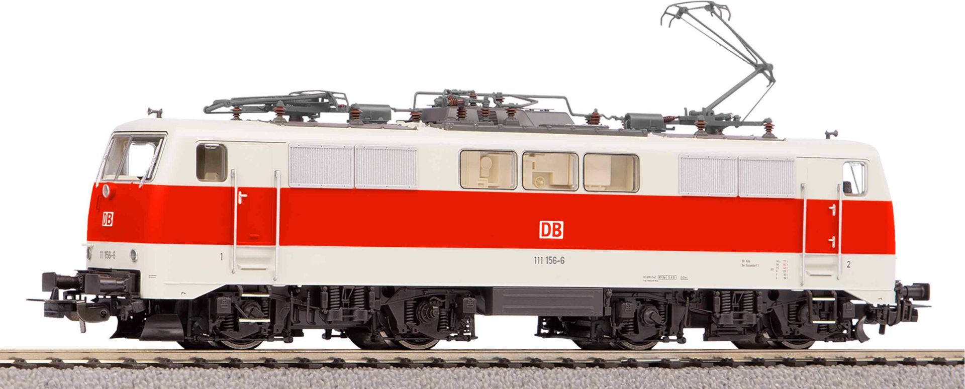 Piko 51963 - E-Lok BR 111 mit roter Binde, DBAG, Ep.V, DC-Sound