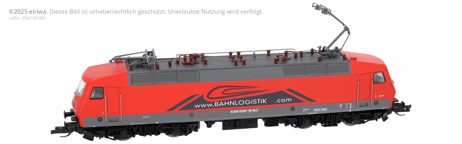 Beckmann 1011658 - E-Lok 120 201-9, Bahnlogistik24, Ep.VI, DC-Sound