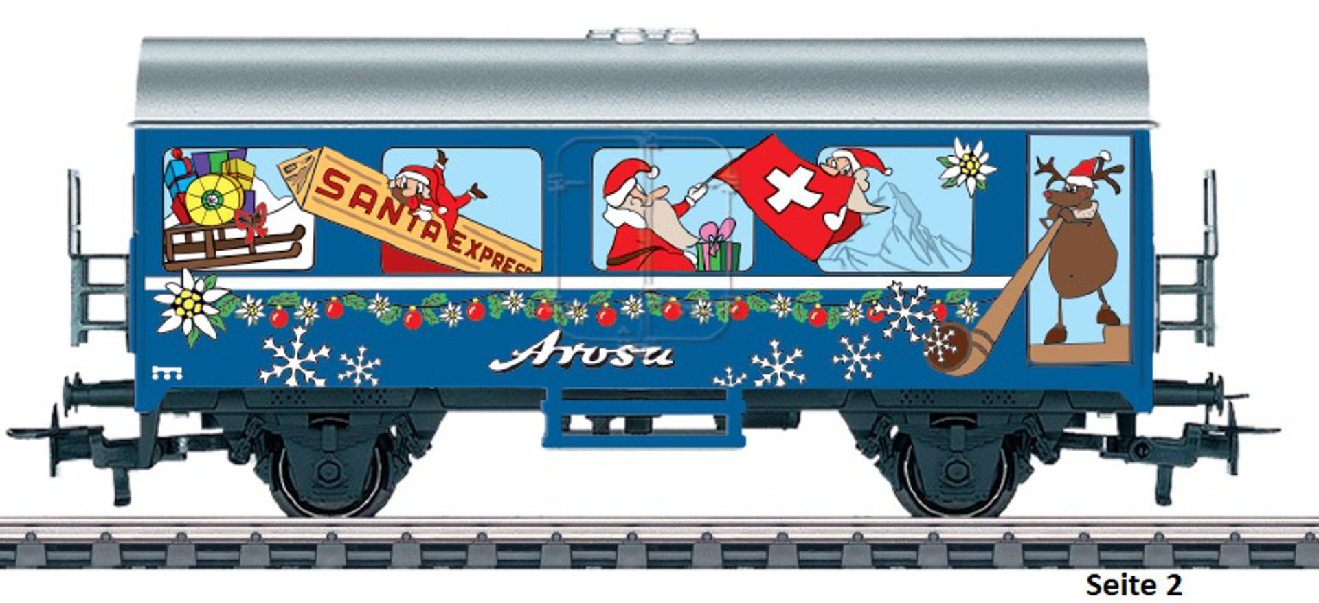 Märklin 4415.767-DC - Weihnachtswagen 2024, DC-Radsätze