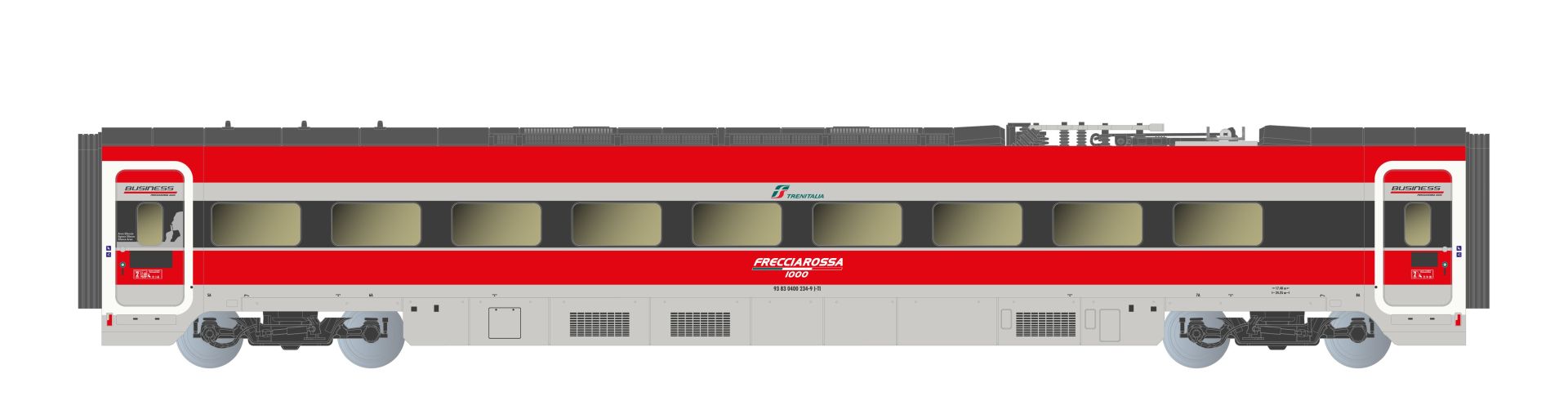 Arnold HN2619D - Triebzug Frecciarossa 1000, 4-teilig, FS Trenitalia, FS, Ep.VI, DC-Digital