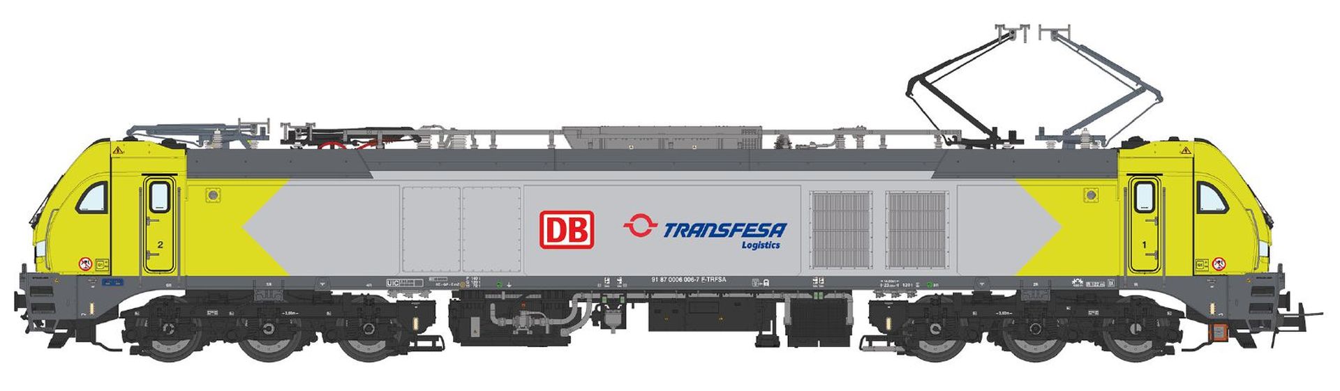 Sudexpress S0060061 - Stadler E-Lok Euro 6000, 6006-7, DB-Cargo, Transfesa, Ep.VI