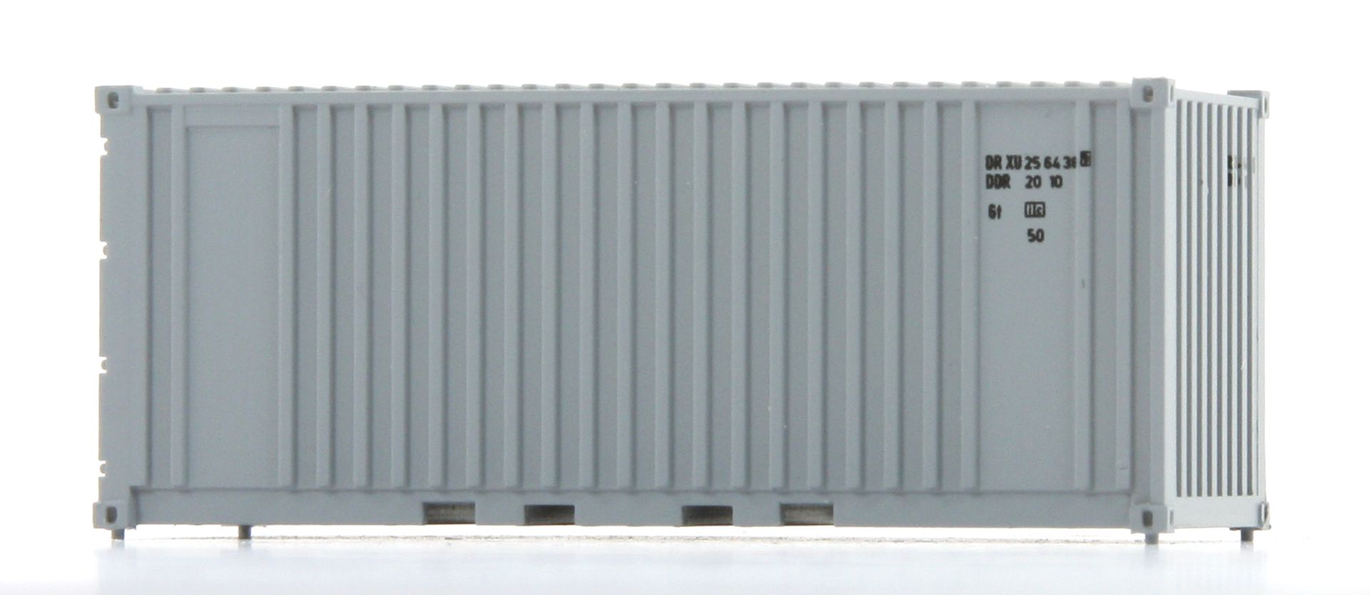 Hädl 711001-09 - 20 Fuß Container, grau, DR