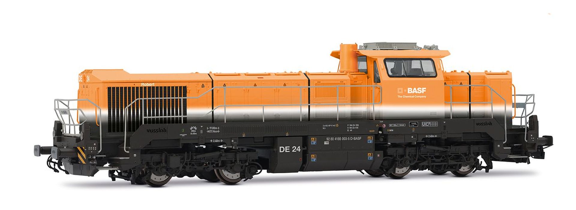 Rivarossi HR2988 - Diesellok Vossloh DE 18, BASF, Ep.VI