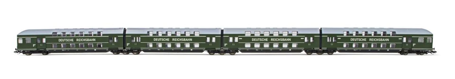 Arnold HN9519-A24 - Doppelstockzug 4-teilig, DR, Ep.III