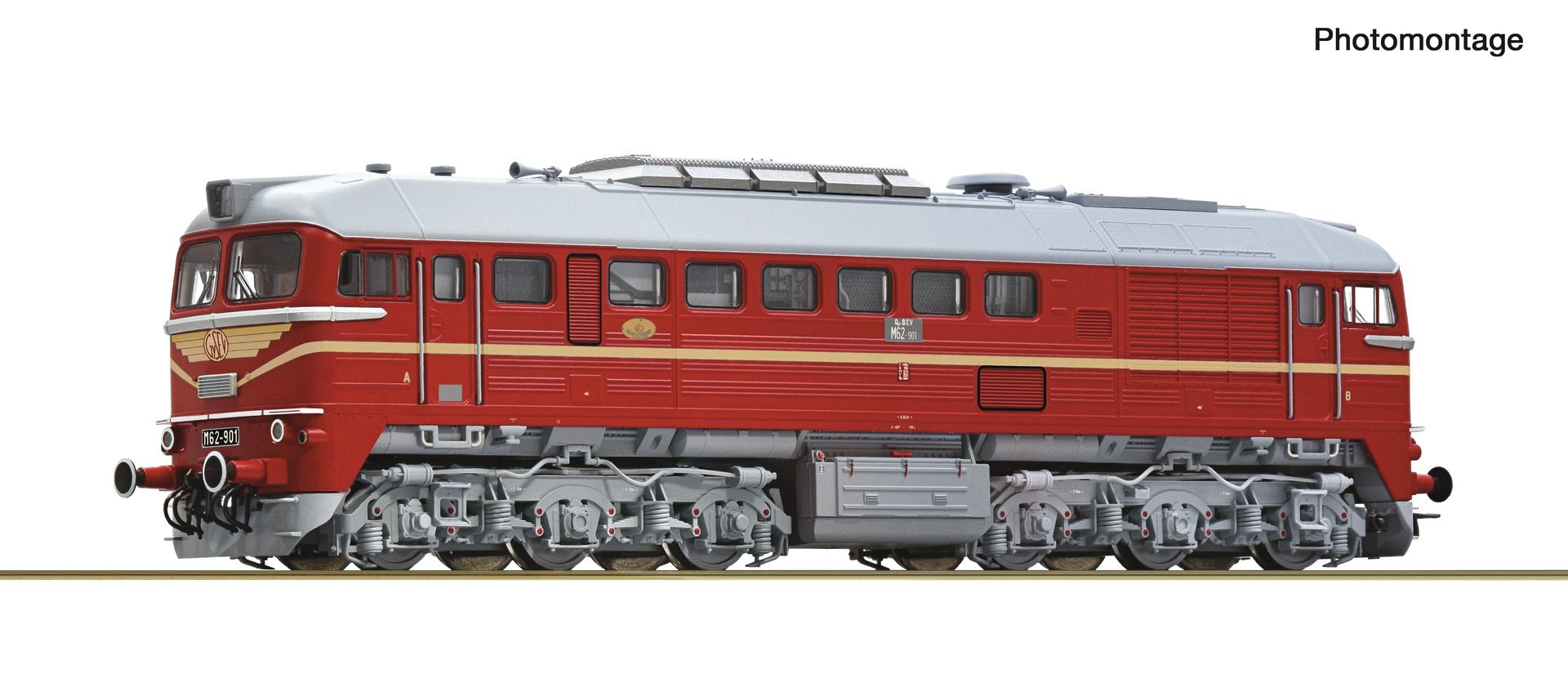 Roco 7310086 - Diesellok M62 901, GYSEV, Ep.IV, DC-Sound