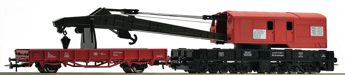 Roco 56240 - Kranwagen mit Schutzwagen, DBAG, Ep.V Roco 56240 - Kranwagen mit Schutzwagen, DBAG, Ep.V