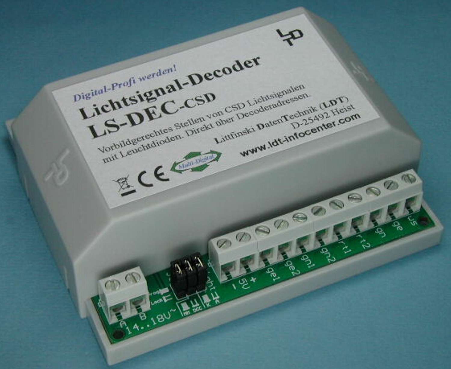 Littfinski 510512 - LS-DEC-CSD-F - Lichtsignaldecoder, 4-fach, für CSD-Signale, Fertigmodul