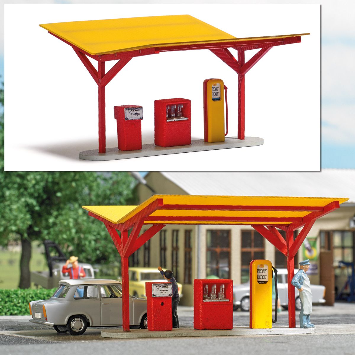 Busch 1917 - Tankstelle 'Minol' Busch 1917 - Tankstelle 'Minol'