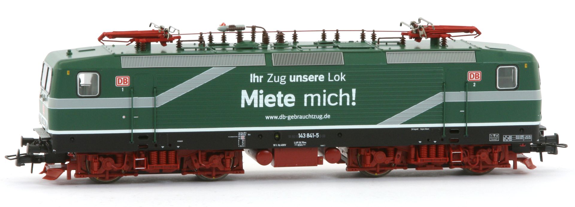 Roco 7500095 - E-Lok 143 841-5, "Miete mich", DBAG, Ep.VI