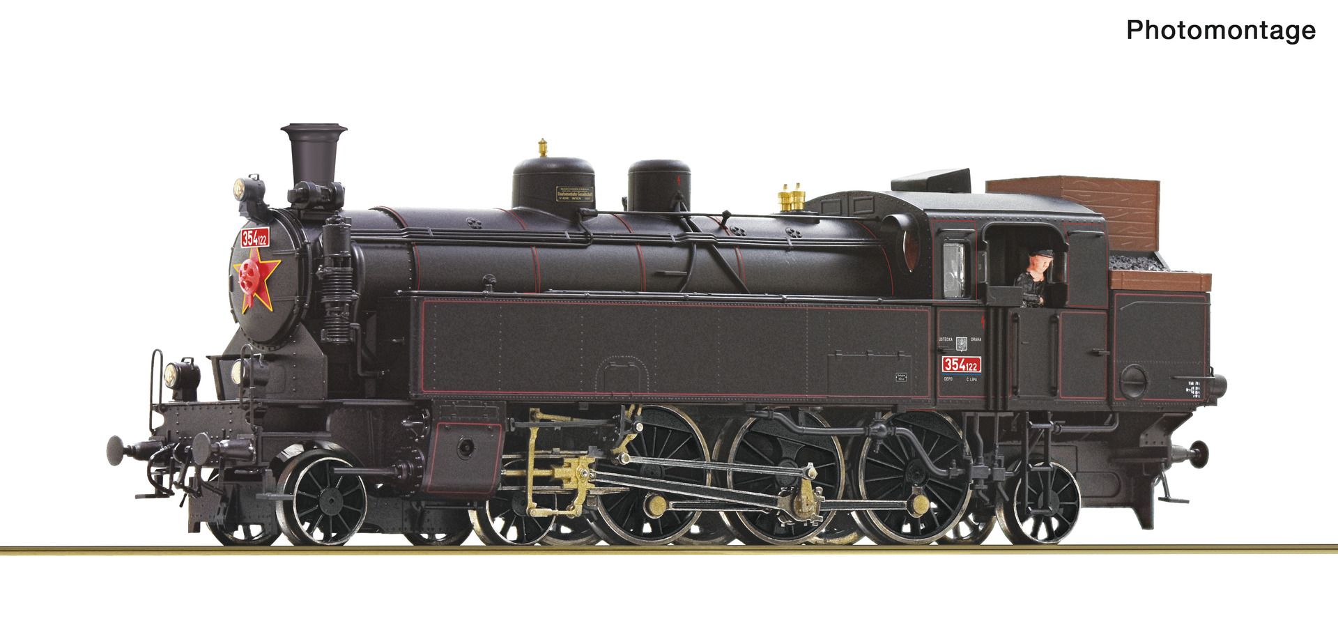 Roco 7100026 - Dampflok Rh 354.1, CSD, Ep.III