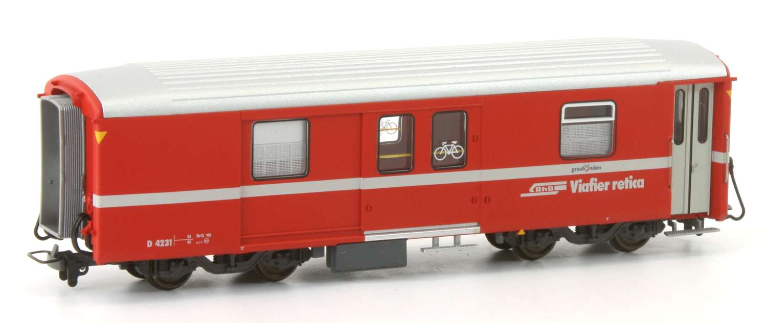 Bemo 3248163 - Packwagen D 4231, RhB, Ep.VI