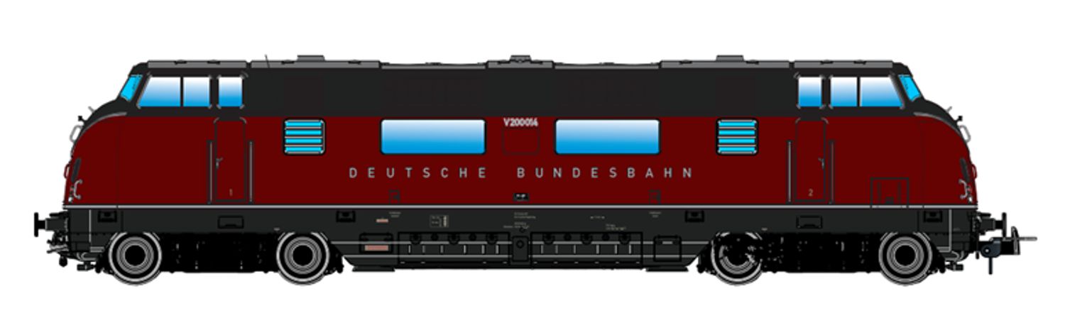 ESU 31339 - Diesellok V200 014, DB, Ep.III, DC+AC-Sound