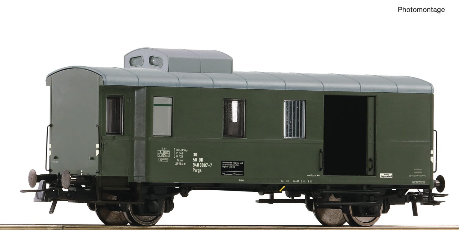 Roco 74225 - Packwagen Pwgs 41, DR, Ep.IV