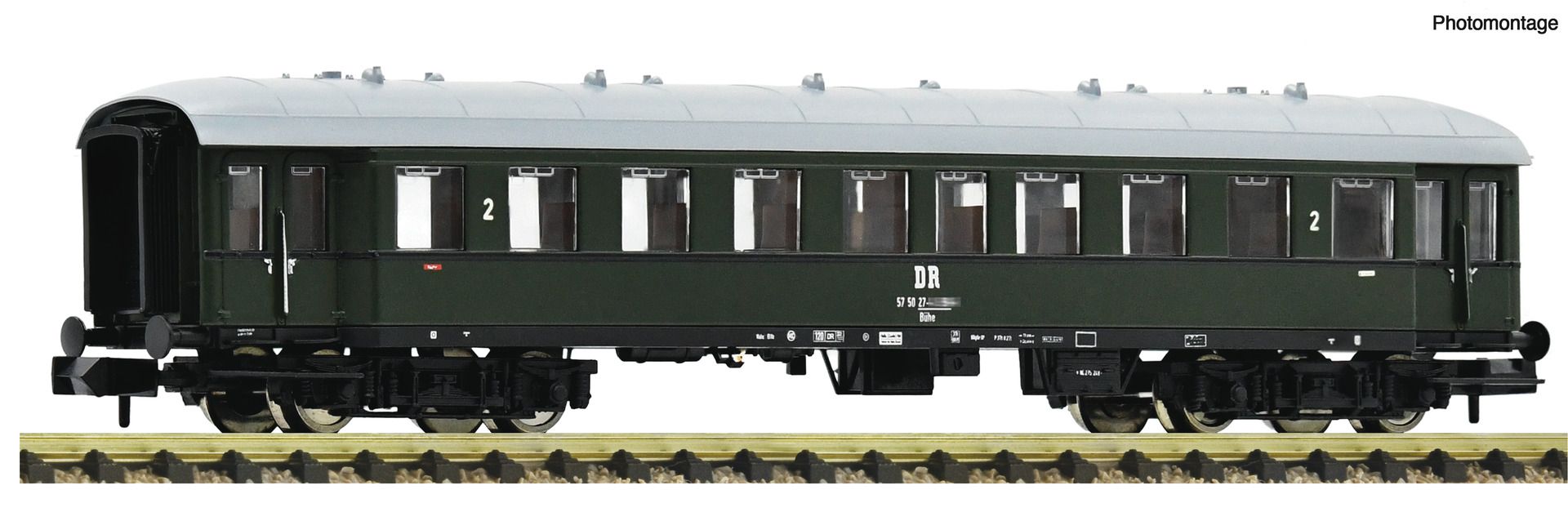 Fleischmann 6260021 - Personenwagen Bühe, 2. Klasse, DR, Ep.IV