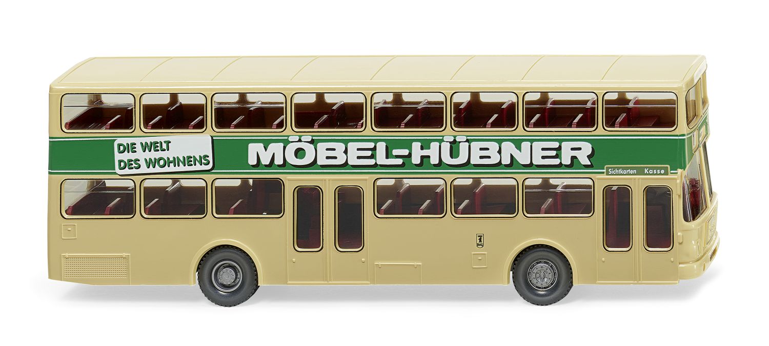 Wiking 073004 - Doppeldeckerbus (MAN SD 200) 'Möbel Hübner'