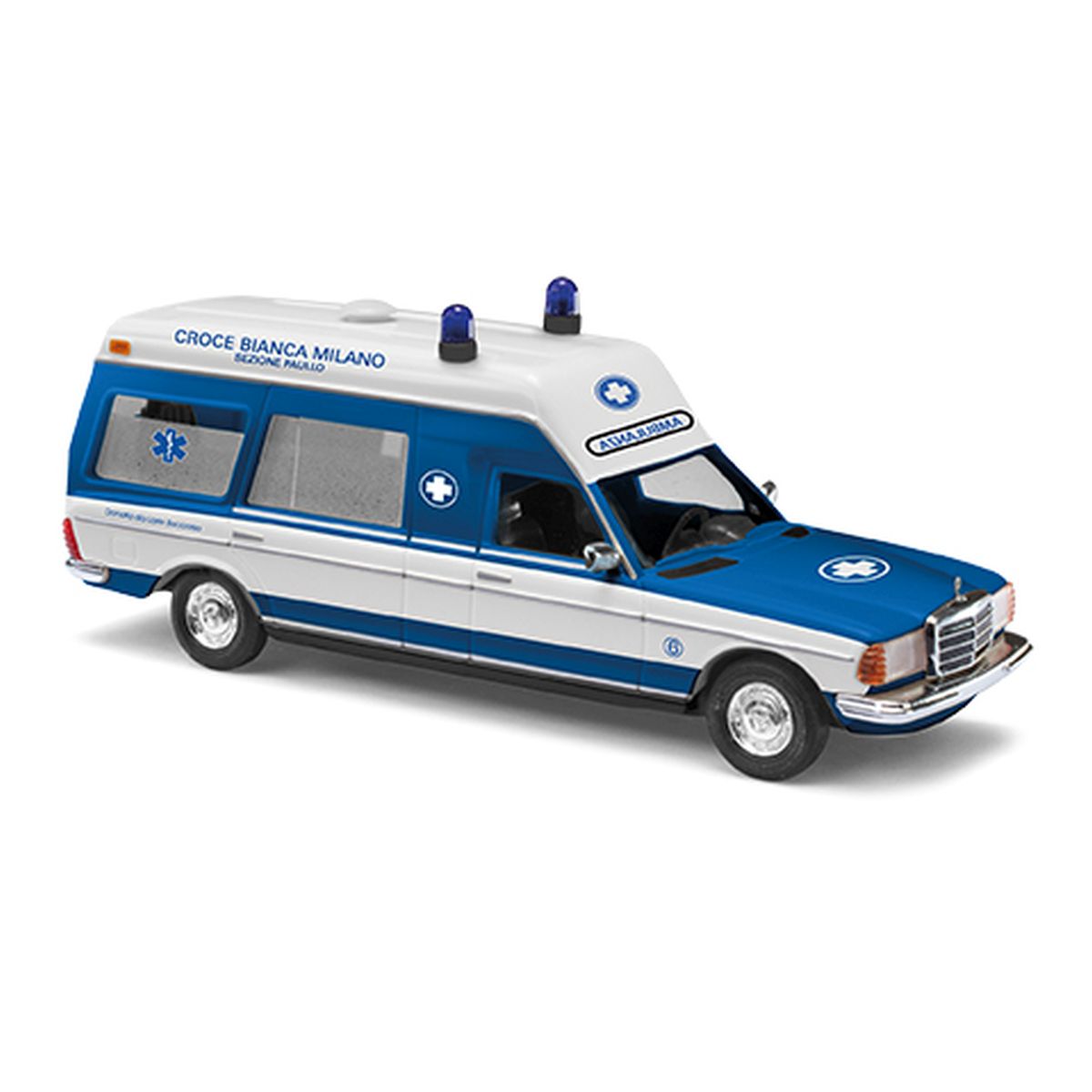 Busch 52224 - Mercedes-Benz VF 123 Miesen, Italien Croce Bianca