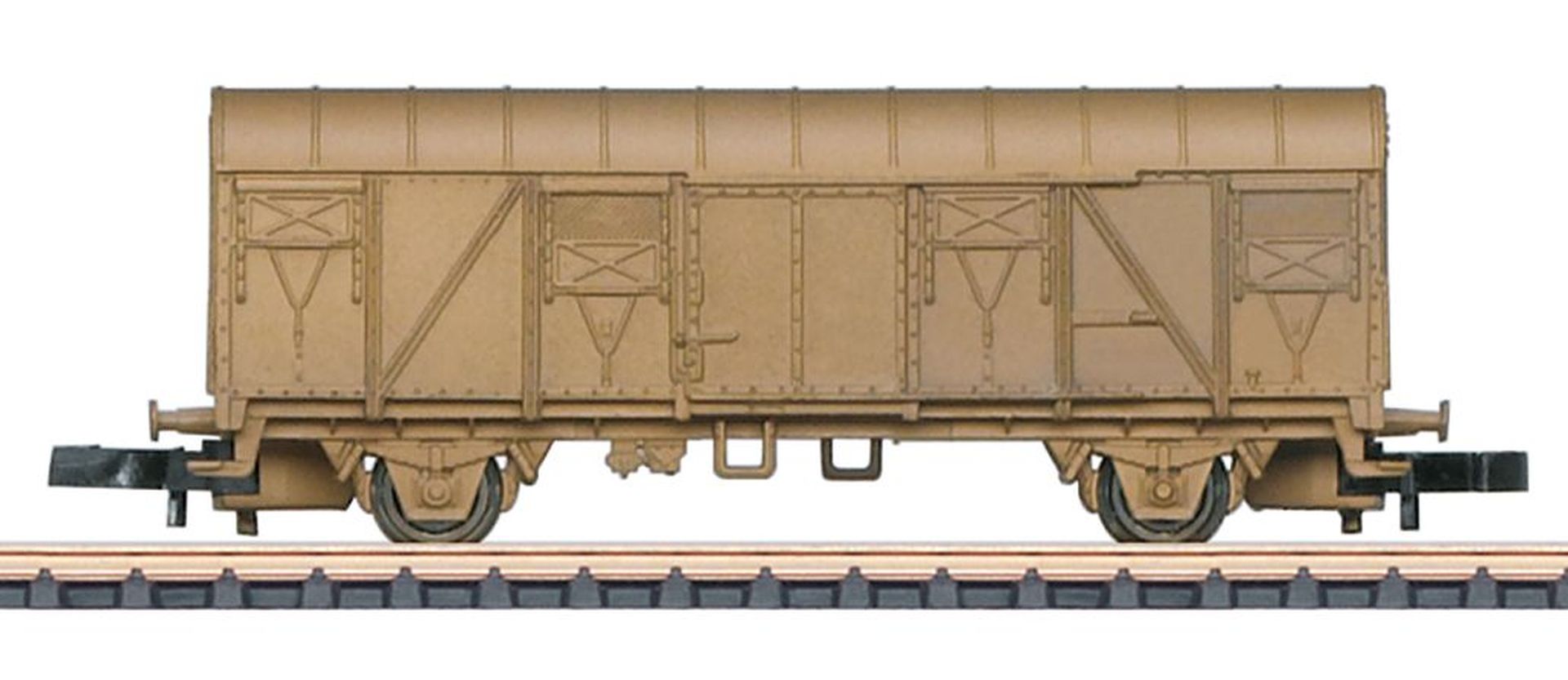 Märklin 86004 - Gedeckter Güterwagen Glmhs, Echtbronze, Ep.III-V