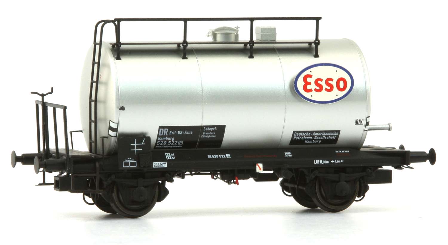 Exact-Train EX20614 - Kesselwagen Ba. Uerdingen, DR Brit.-US Zone, Ep.III 'ESSO'