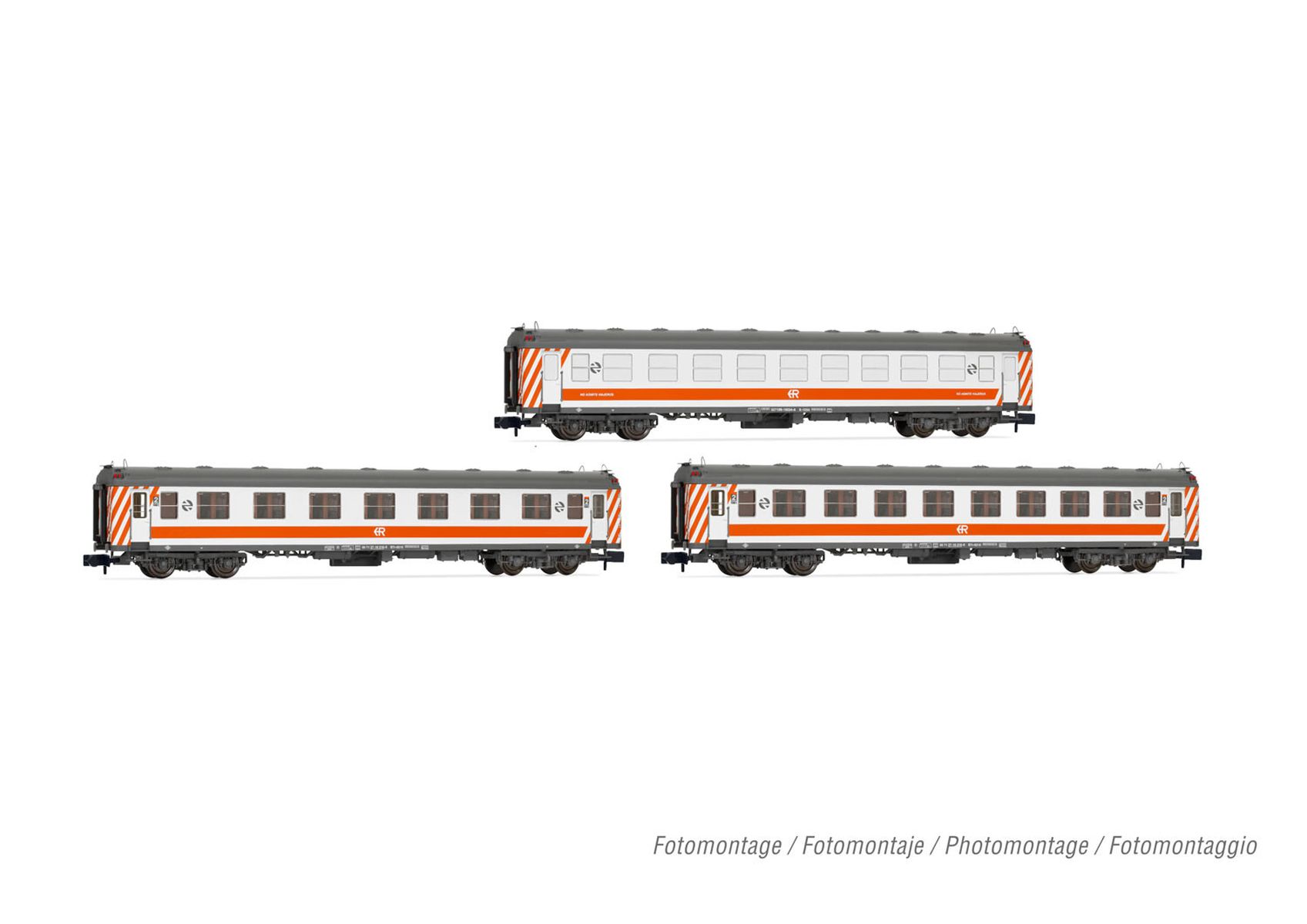 Arnold HN4454 - 3er Set Personenwagen 5000, RENFE, Ep.V