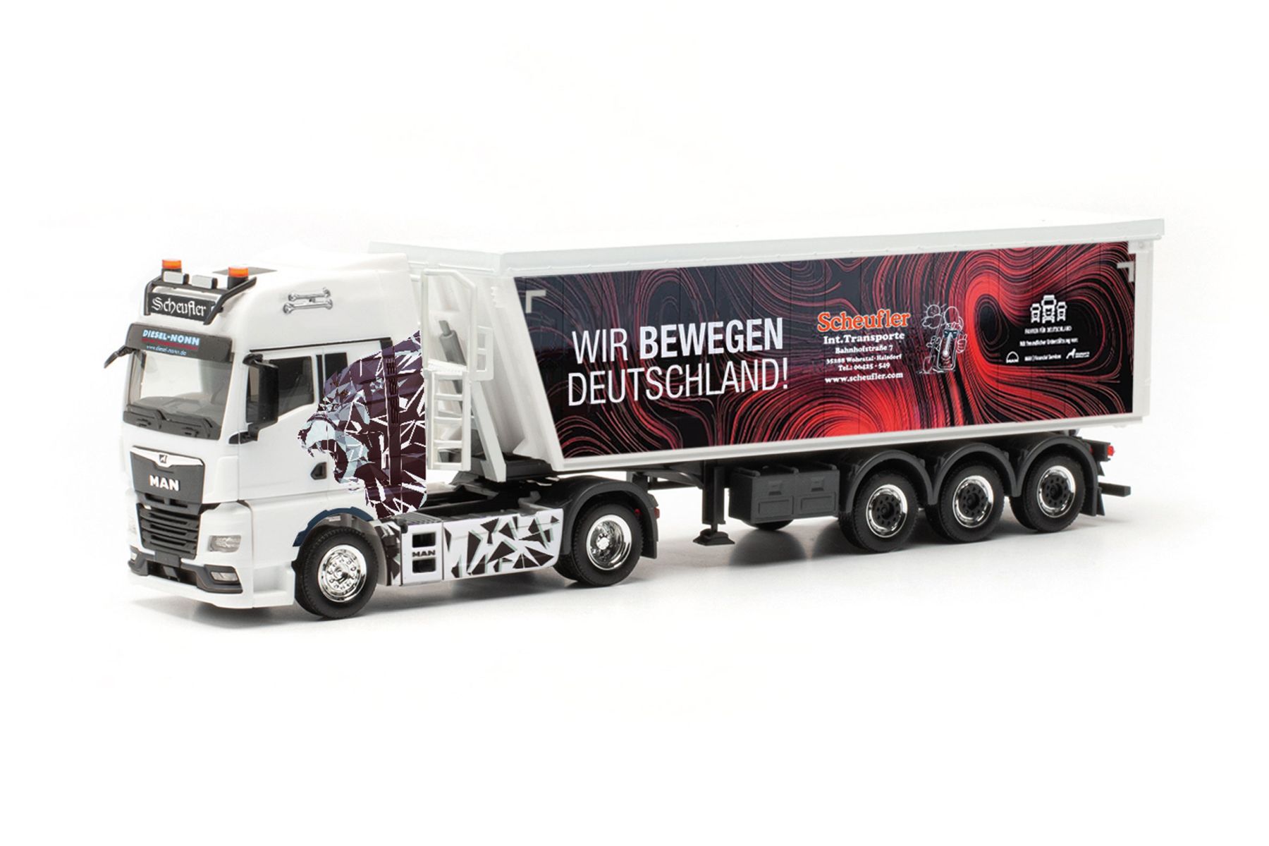 Herpa Man Tgx Gx St Ffelliner Sattelzug Scheufler Wir