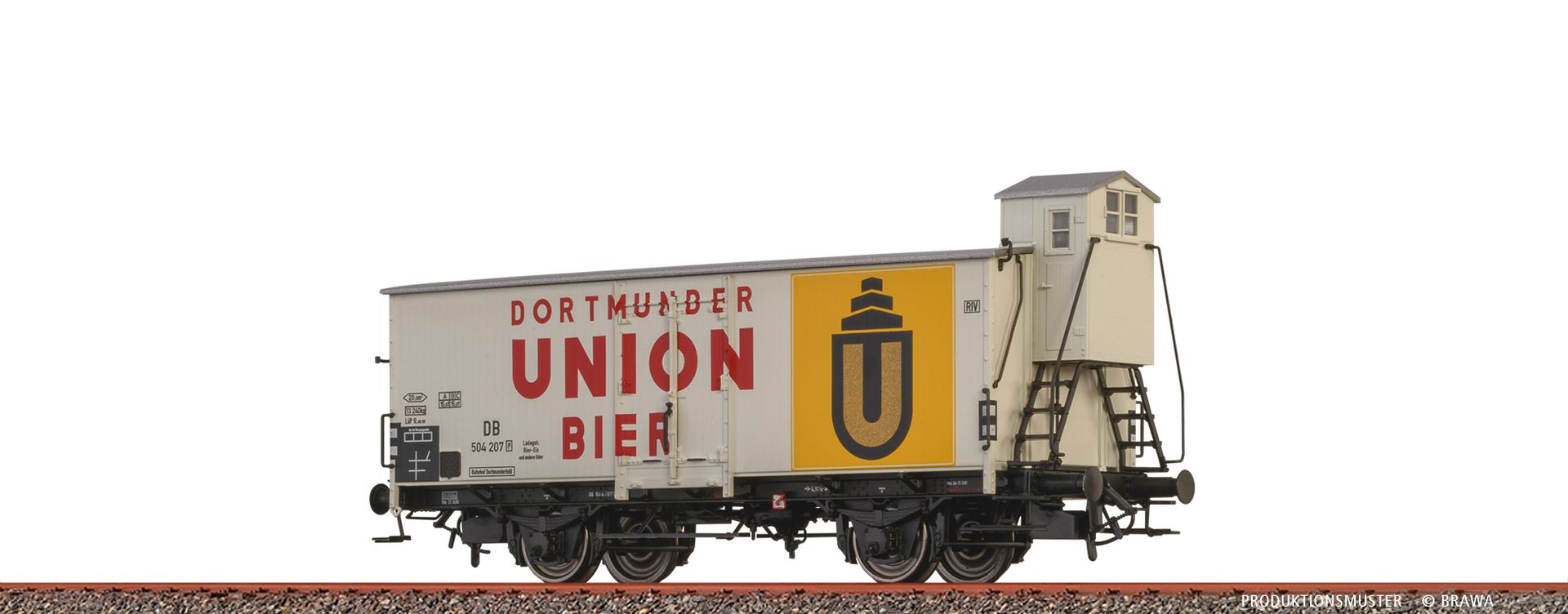 Brawa 51255 - Bierwagen "Dortmunder Union", DB, Ep.III