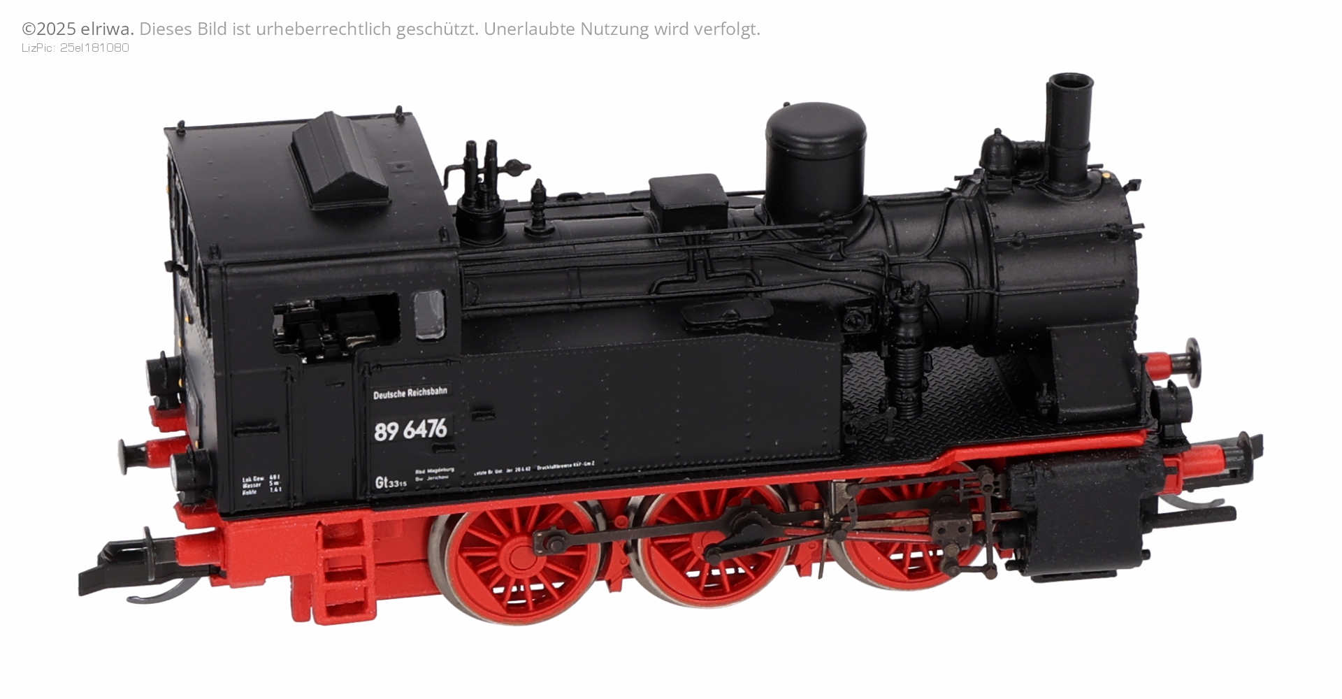 Beckmann 1010800 - Dampflok BR89 (pr. T8), DR, Ep.III Beckmann 1010800 - Dampflok BR89 (pr. T8), DR, Ep.III