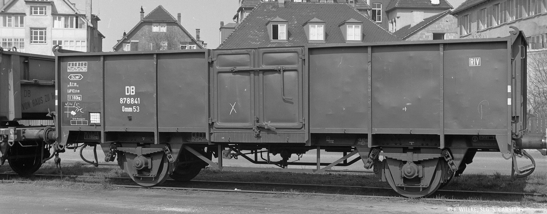 Brawa 50056 - Offener Güterwagen Omm 53, DB, Ep.III
