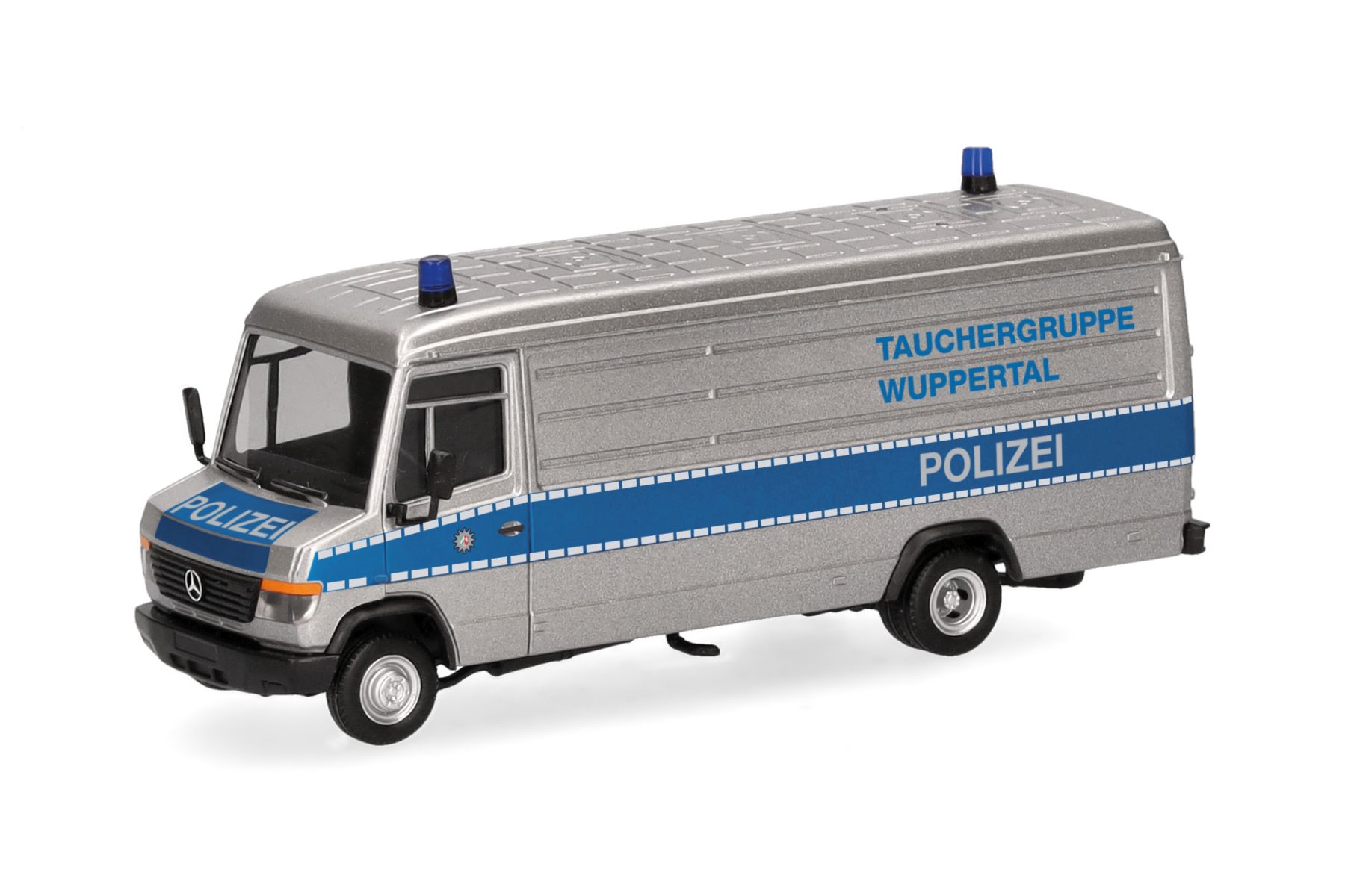 Herpa 098823 - Mercedes-Benz T2 Vario Kasten "Polizei Tauchergruppe Wuppertal"