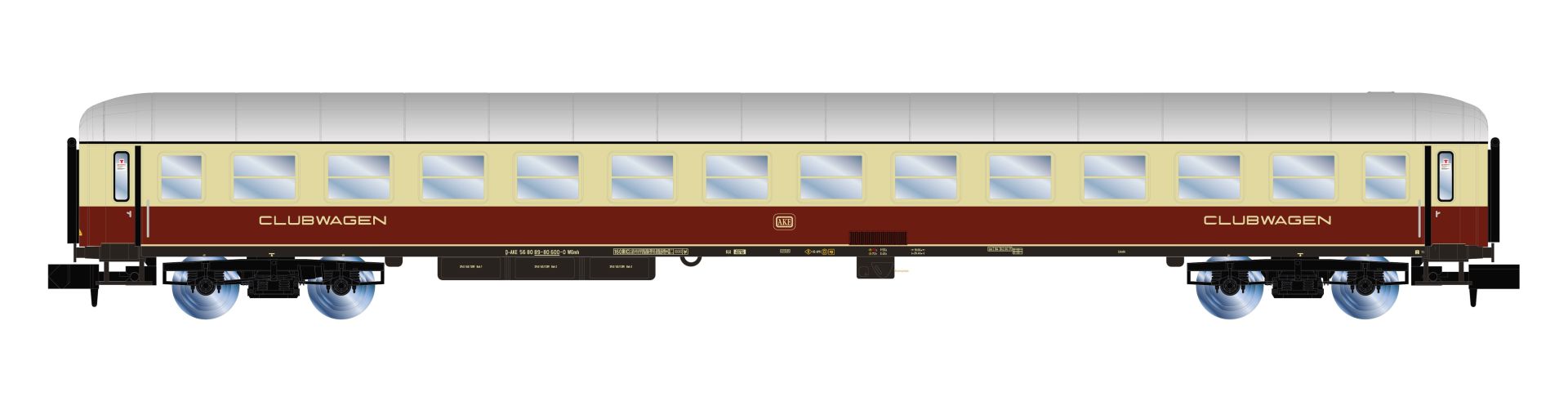 Arnold HN4507 - 3er Set Personenwagen 'Rheingold', AKE, Ep.VI, Set 1