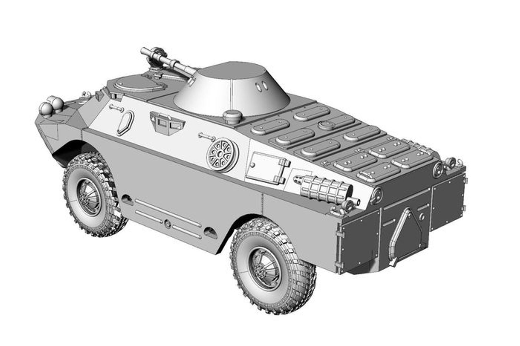Hauler 120092 - Spähpanzer BRDM-2, Bausatz