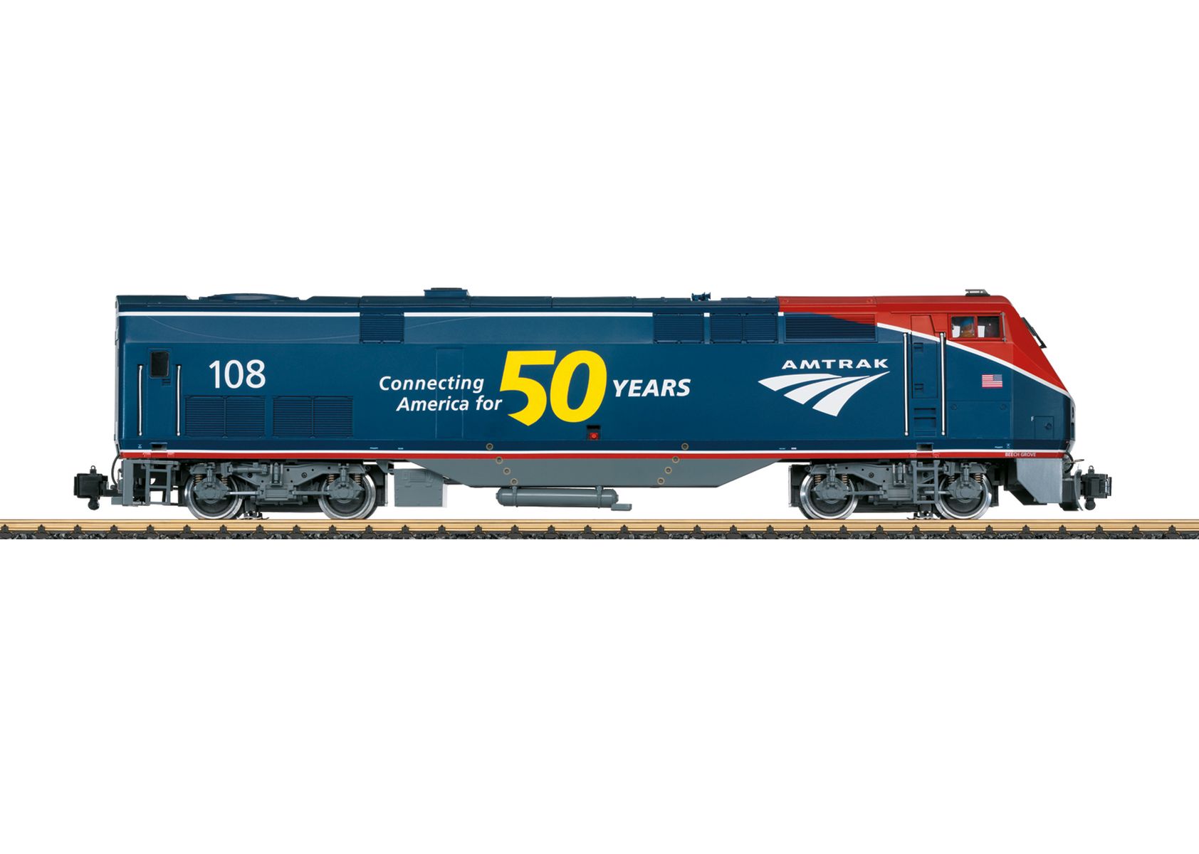 LGB 20494 - Diesellok P 42, '50 Jahre', Phase IV, Amtrak, Ep.VI, DC-MFX-Sound