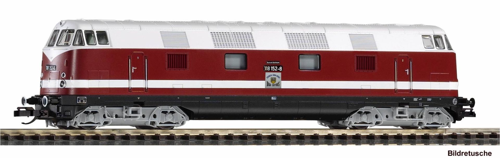 Piko 47285 - Diesellok BR 118, 4-achsig, DR, Ep.IV 'FDJ'