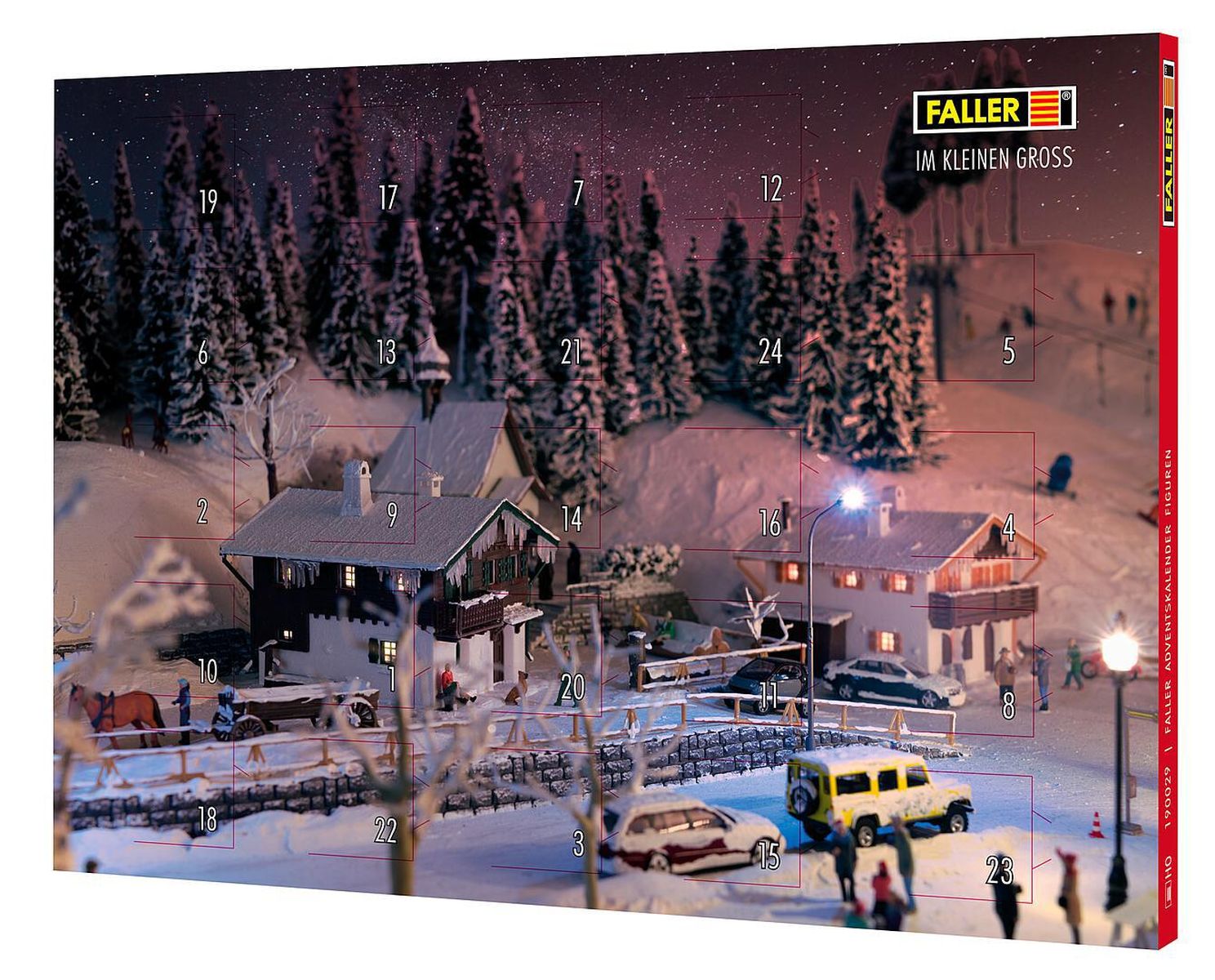 Faller 190029 - Adventskalender mit Figuren H0