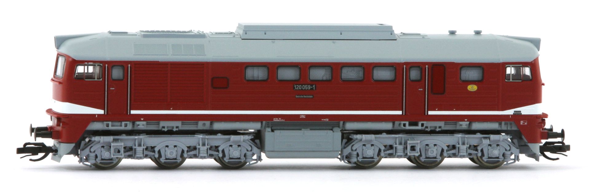 Roco 7590009 - Diesellok 120 059-1 Sondersparlackierung, DR, Ep.IV, DC-Sound Roco 7590009 - Diesellok 120 059-1 Sondersparlackierung, DR, Ep.IV, DC-Sound