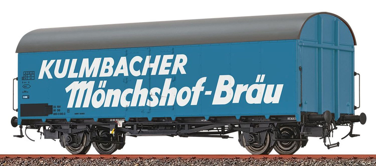 Brawa 47621-A24 - Kühlwagen Ibdlps383, DB, Ep.III 'Kulmbacher Mönchshof-Bräu'