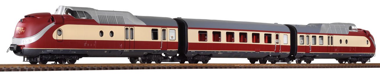 Piko 37321 - Gasturbinen-Triebzug BR602, DB, Ep.IV, 3-teilig