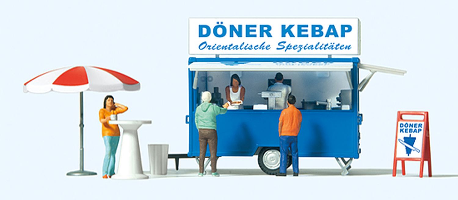 Preiser 10747 - Verkaufswagen 'Döner Kebap'