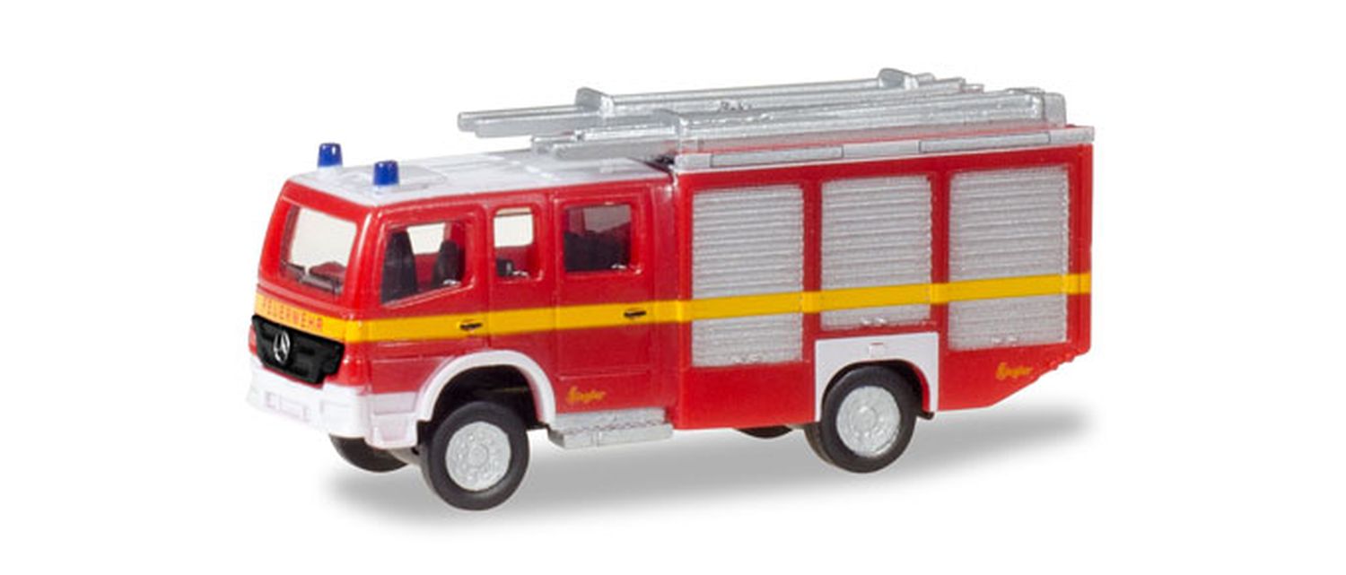 Herpa 066747 - Mercedes-Benz Atego HLF 20 'Feuerwehr', dekoriert
