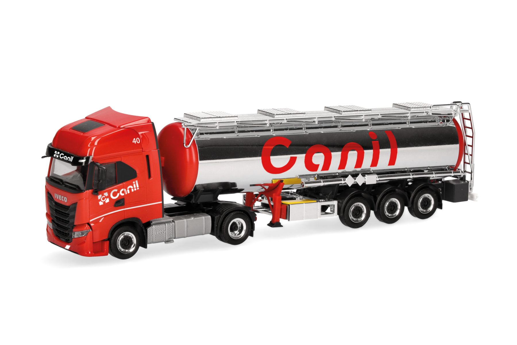 Herpa 319041 - Iveco S-Way Chemietank-Sattelzug "Canil"