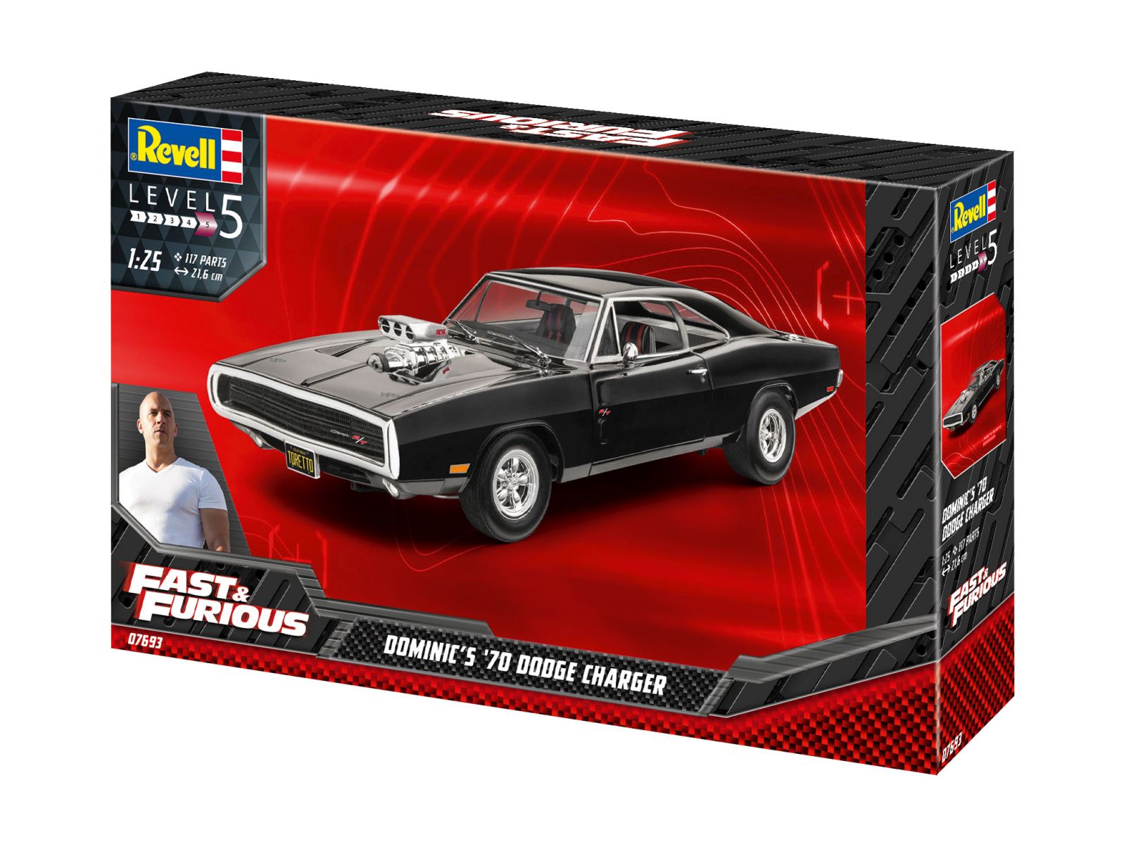Revell 07693 - Fast & Furious - Dominics 1970 Dodge Charger Revell 07693 - Fast & Furious - Dominics 1970 Dodge Charger