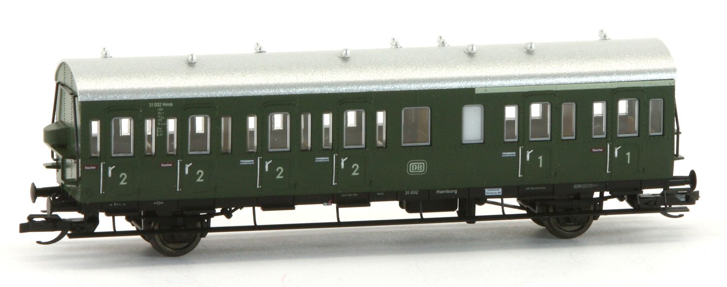 Schirmer 70003 - 2er Set Einheits-Abteilwagen D21b und BC 21, DB, Ep.III