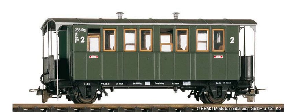 Bemo 3002821 - Personenwagen 2.Kl. Kbi731, DB, Ep.III