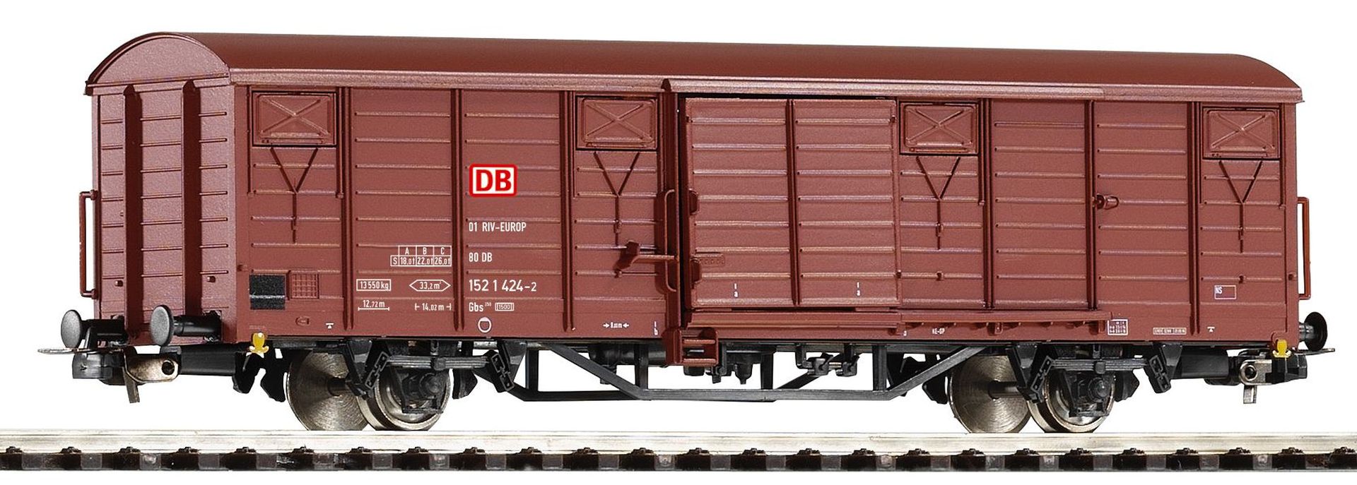 Piko 54449-A23 - Gedeckter Güterwagen Gbs258, DBAG, Ep.V