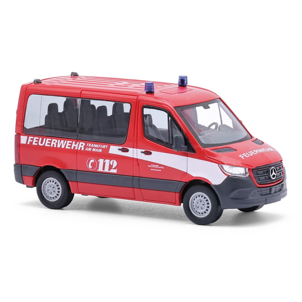 Busch 53467 - Mercedes-Benz Sprinter kurz Feuerwehr Frankfurt am Main, Bj. 2018