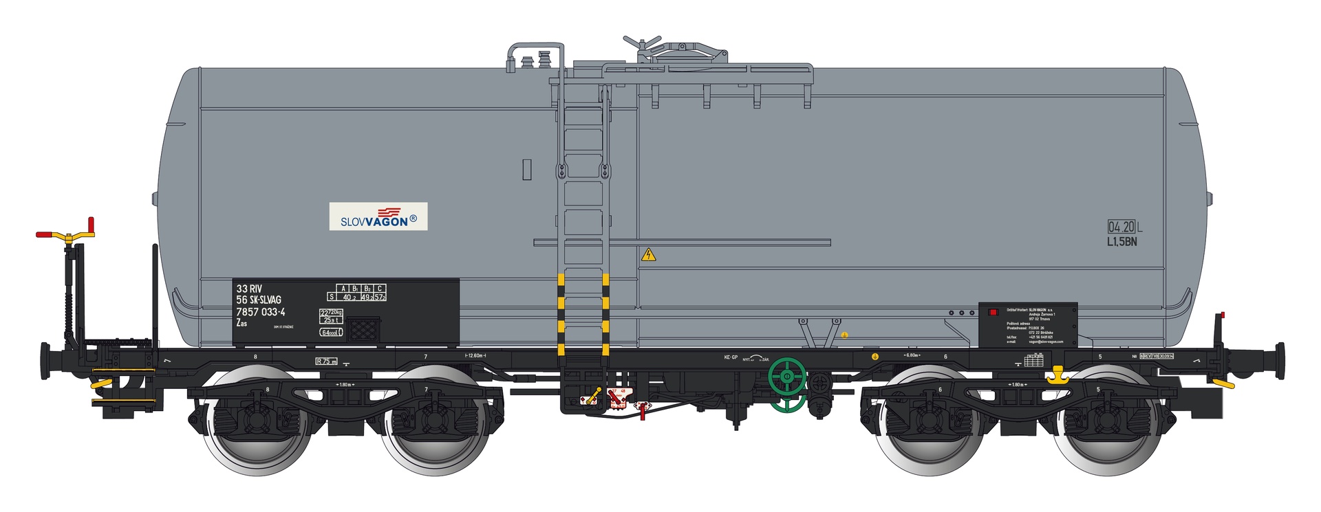 Albert Modell 785026 - Kesselwagen Zas, SK-SLVAG, Ep.VI 'SLOVVAGON'