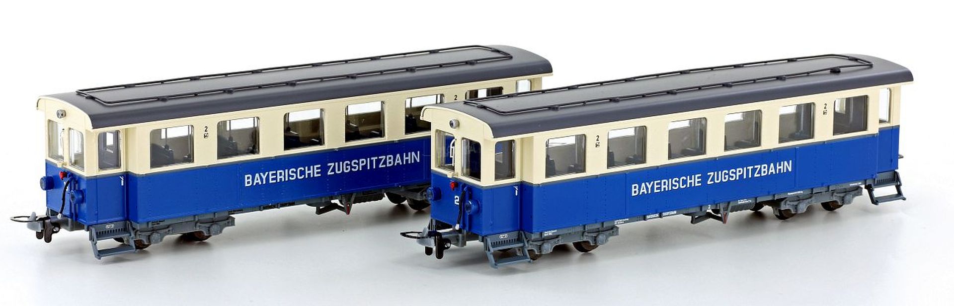 Hobbytrain H22071 - 2er Set Zugspitzbahn Ergänzungswagen, Ep.II-III