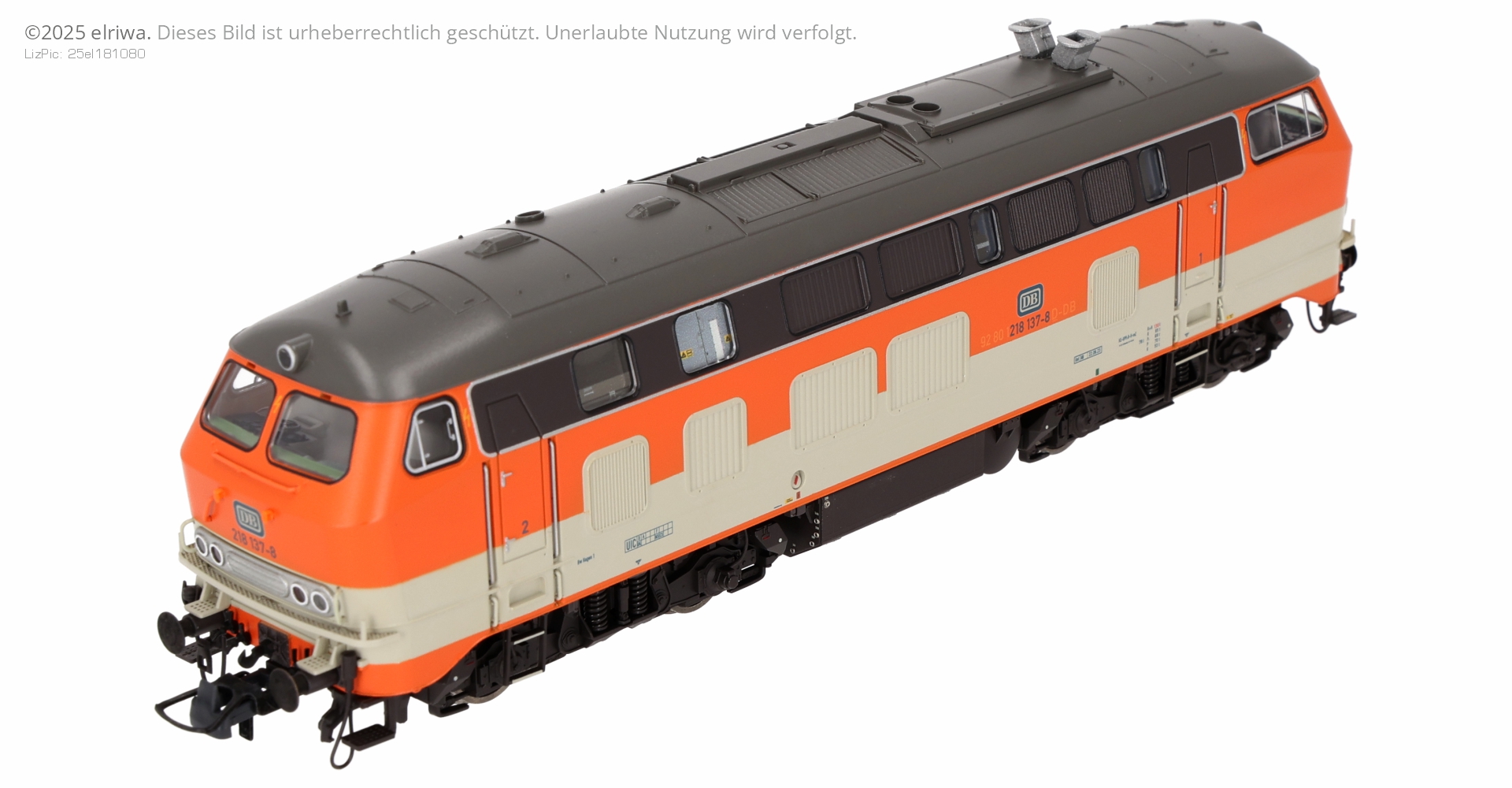 Roco 7310075 - Diesellok 218 137-8 Citybahn, optisch DB, Ep.IV, DBAG-Museum, Ep.VI, DC-Sound Roco 7310075 - Diesellok 218 137-8 Citybahn, optisch DB, Ep.IV, DBAG-Museum, Ep.VI, DC-Sound