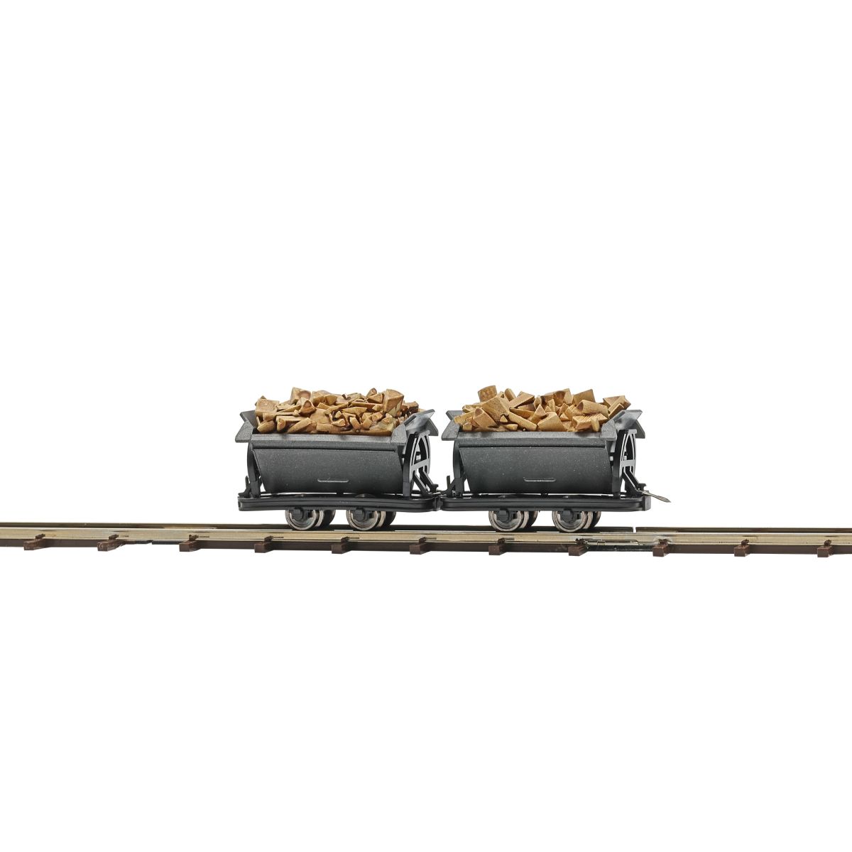 Busch 12262 - 2 Loren mit Spaltholz
